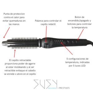 Cepillo Termico Retractil
