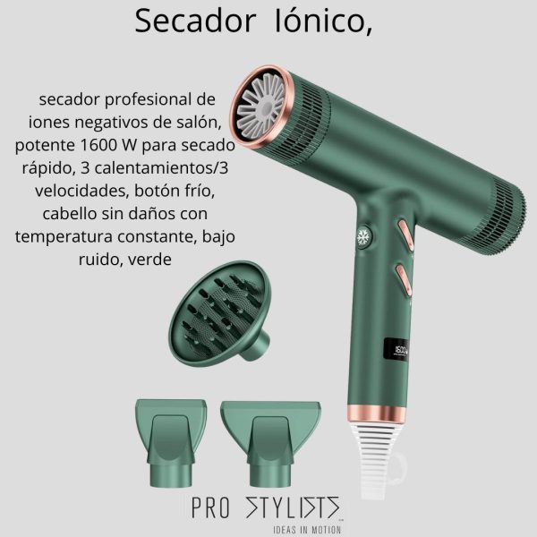 Secador de Cabello Iónico, - Imagen 3